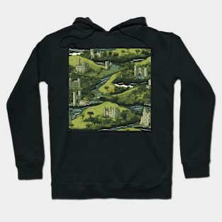 Castles Pattern 15 - Ireland Hoodie